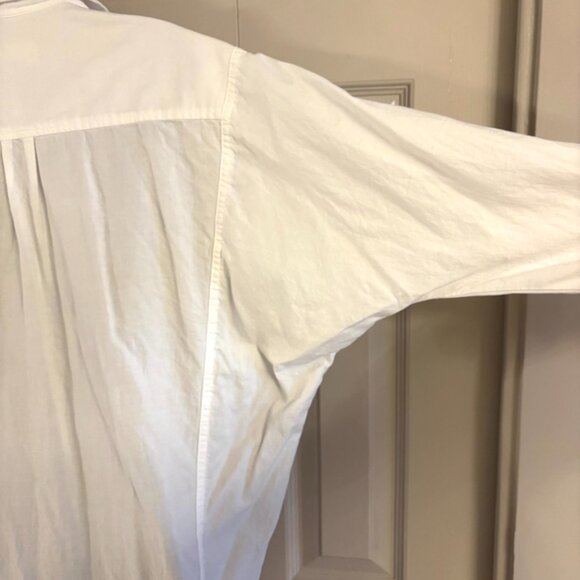 Oversized White Button-Down Shirt Dress S - Picture 9 of 12